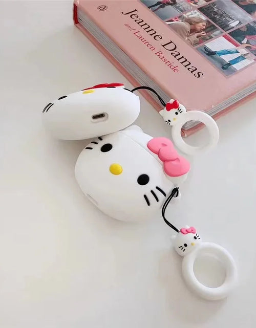 Load image into Gallery viewer, Kawaii Hello Kitty Funda Airpods Cases for 1/2/3/Pro Bluetooth Headset Case Soft Airpods-Cases Hello Kitty for Girl Christma New
