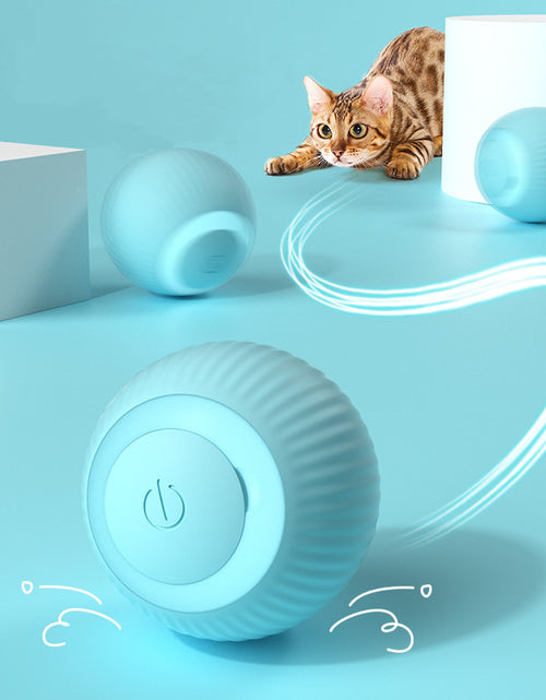 Load image into Gallery viewer, Electric Cat Ball Toys Automatic Rolling Smart Cat Toys Interactive for Cats Training Self-Moving Kitten Toys for Indoor Playing
