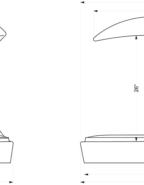 Load image into Gallery viewer, Outdoor Dog Chaise Bed W/Shade Hood, Waterproof Poly Rattan Lounger with Washable Cushion, Smoke, Chaise-Sk-Amz
