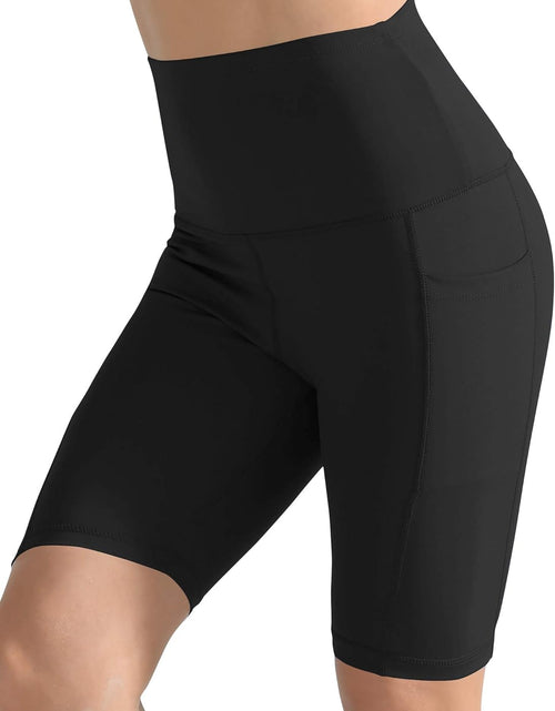 Load image into Gallery viewer, 3 Pack Women 9&quot; Biker Compression Short Leggings for Yoga with Big Pockets
