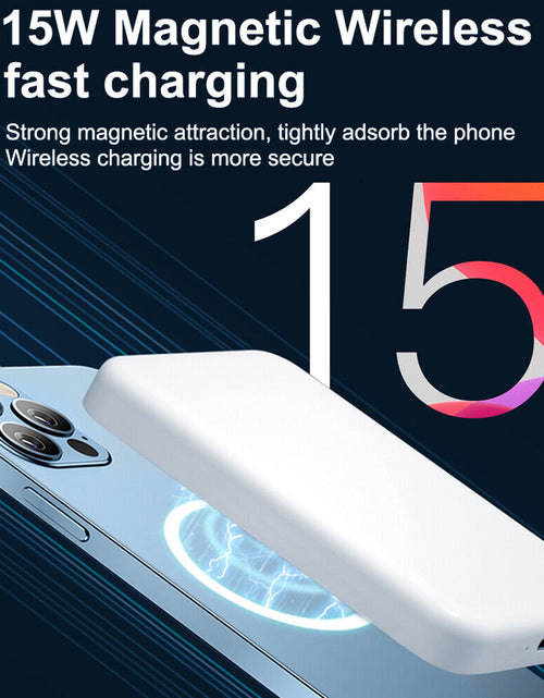 Load image into Gallery viewer, 20000Mah Power Bank Magnetic Battery Pack Wireless Charger for Iphone 14/13/12
